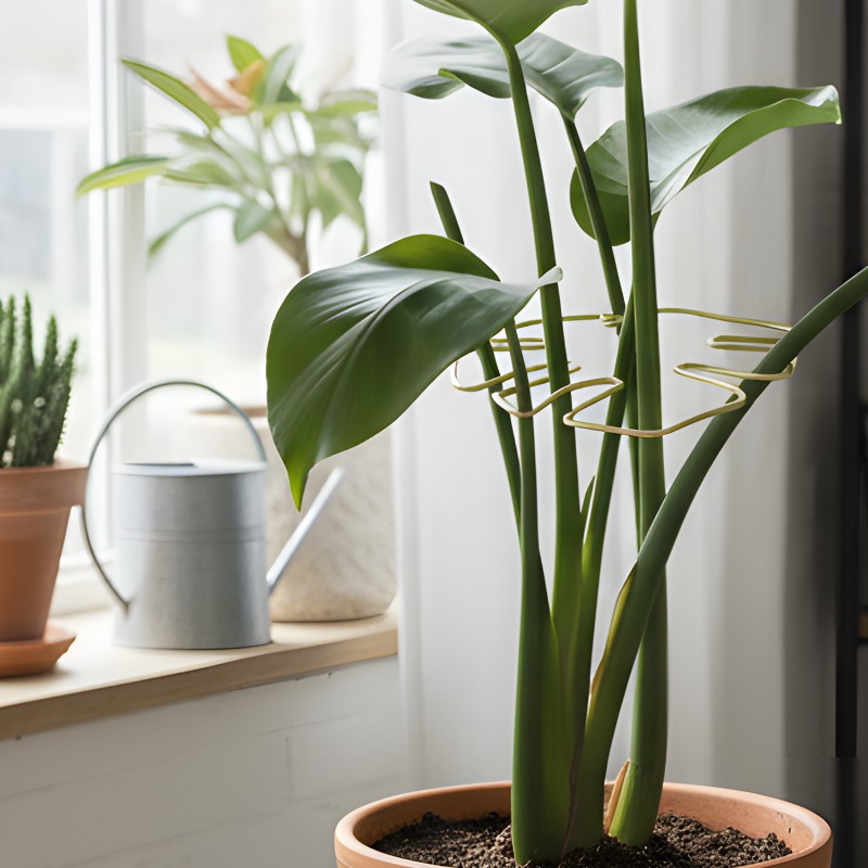 10/1pc Adjustable Metal Plant  - огляд і ціна Variegated Monstera Node